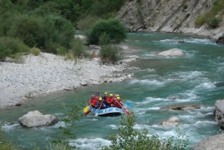 Rafting-Freundlichkeit. 